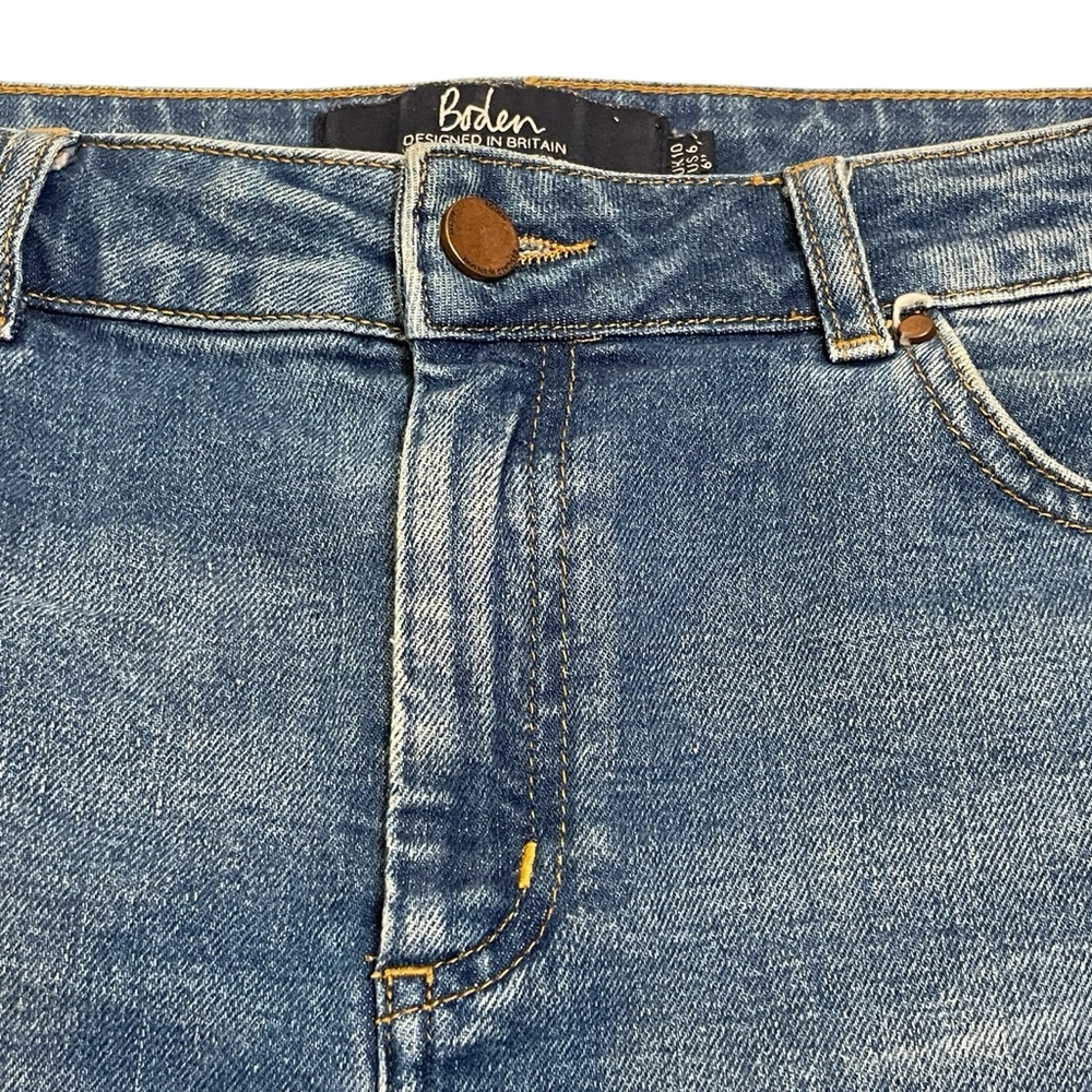 Boden Women's Denim Salcome Short Size 6 NWOT - Picture 5 of 12